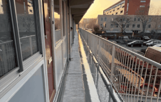 Flatgalerij vloeren en balkonvloeren aanleggen