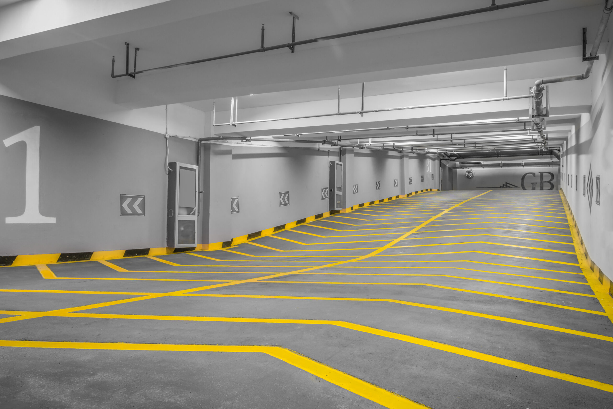 hellingbaan vloeren aanleggen parkeergarage
